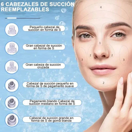 LuxeFace® Aqua - Extractor De Succión Con Agua
