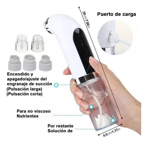 LuxeFace® Aqua - Extractor De Succión Con Agua